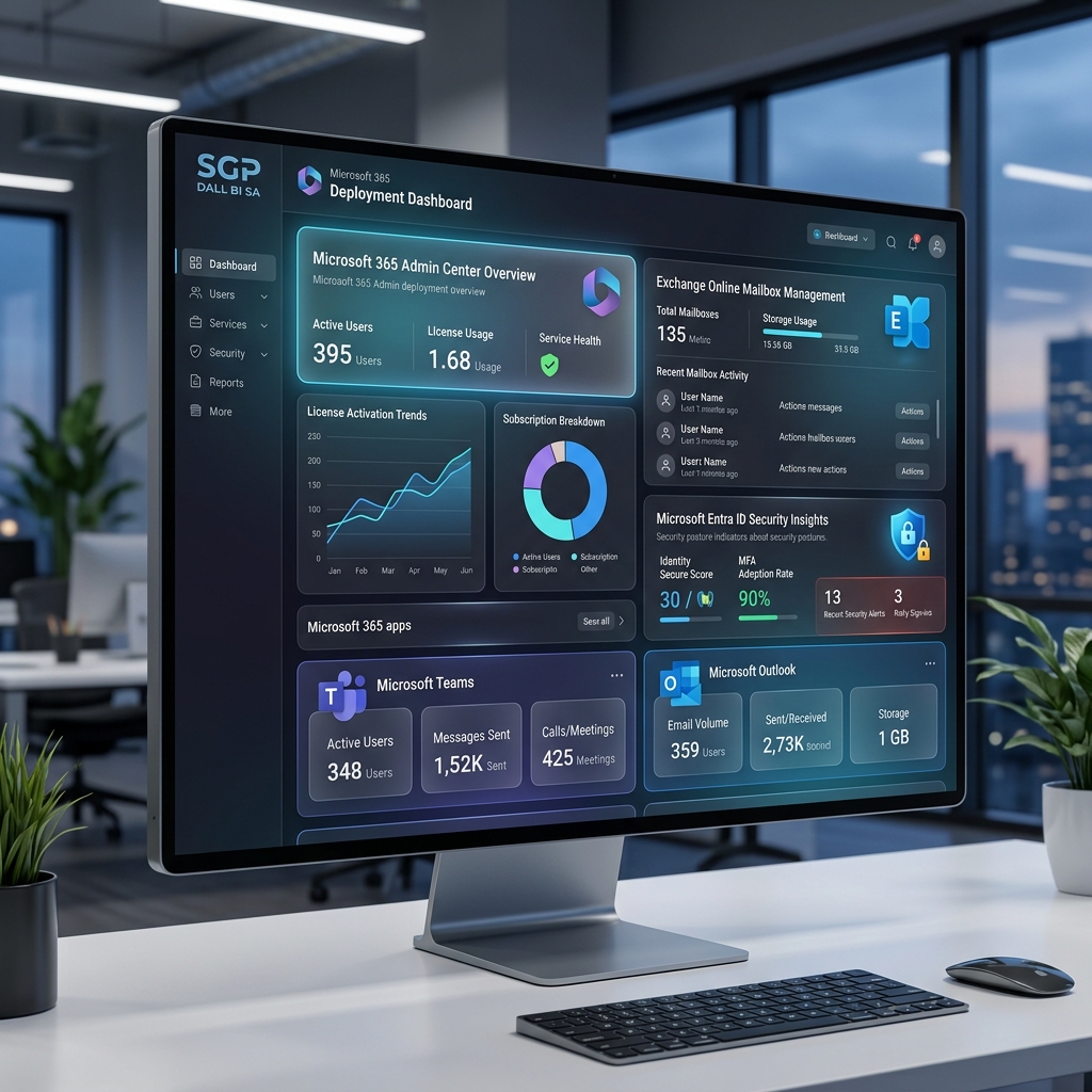 SGP DALL BI SA — Déploiement Microsoft 365 & Messagerie Professionnelle